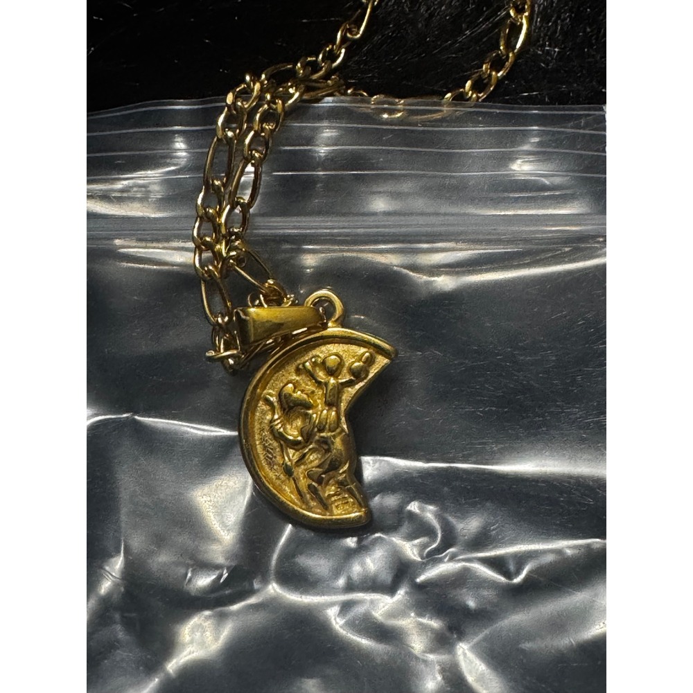 Reign Chains Archangel Michael Pendant 18K Gold Plated‎ Stainless Steel Necklace